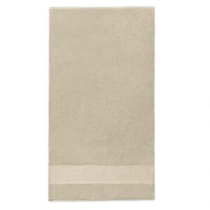 Handdoek met brede band, Cream